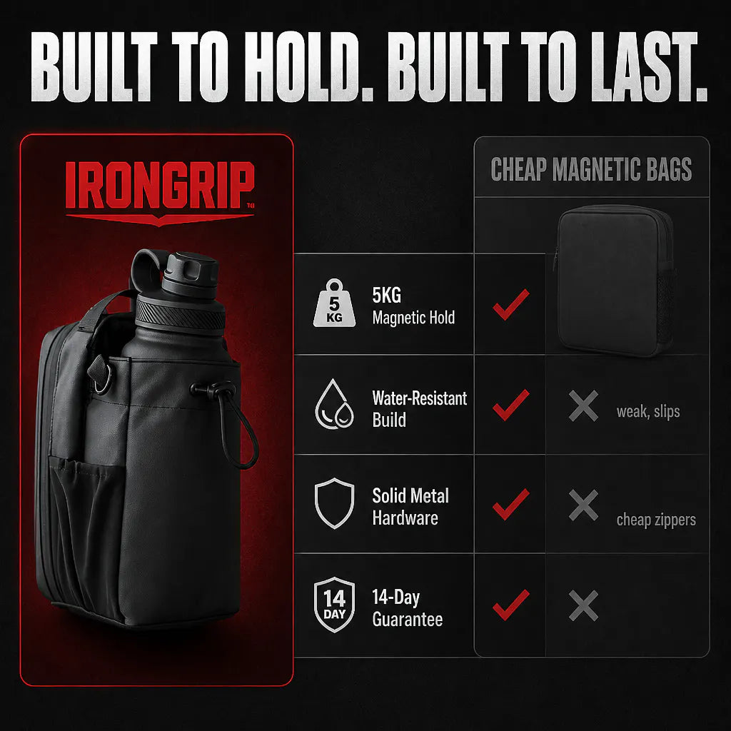 IronGrip Magnetic Gym Bag